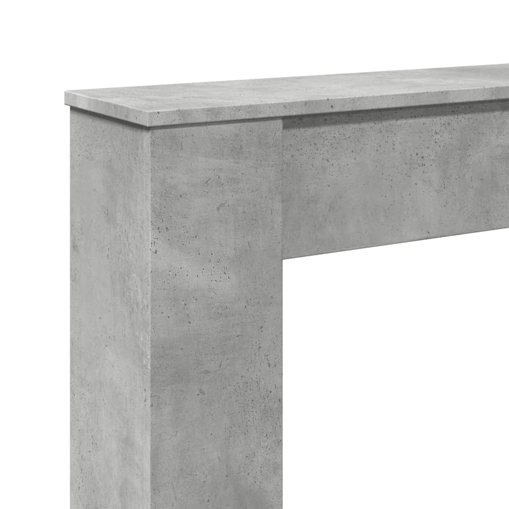 vidaXL Mască de șemineu, gri beton, 100x20x100 cm, lemn prelucrat vidaXL Mască de șemineu, gri beton, 100x20x100 cm, lemn prelucrat