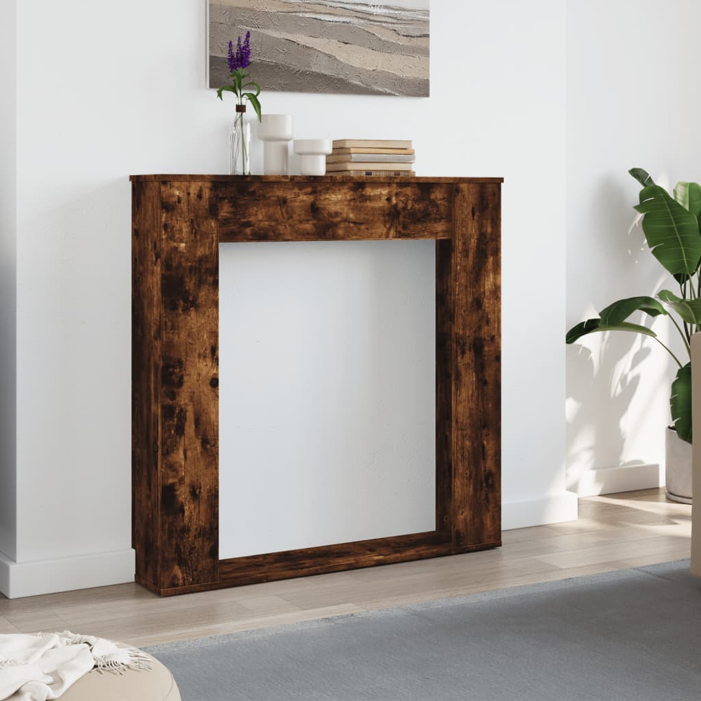 vidaXL Mască de șemineu, stejar fumuriu 100x20x100 cm, lemn prelucrat vidaXL Mască de șemineu, stejar fumuriu 100x20x100 cm, lemn prelucrat