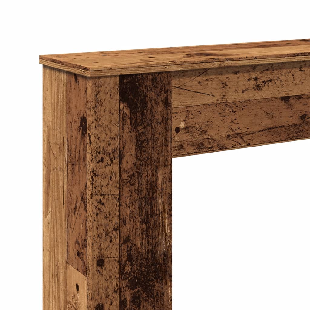 vidaXL Mască de șemineu, lemn vechi, 100x20x100 cm, lemn prelucrat vidaXL Mască de șemineu, lemn vechi, 100x20x100 cm, lemn prelucrat