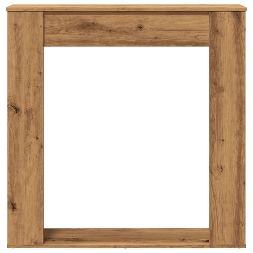 vidaXL Mască șemineu, stejar artizanal, 100x20x100 cm, lemn prelucrat vidaXL Mască șemineu, stejar artizanal, 100x20x100 cm, lemn prelucrat