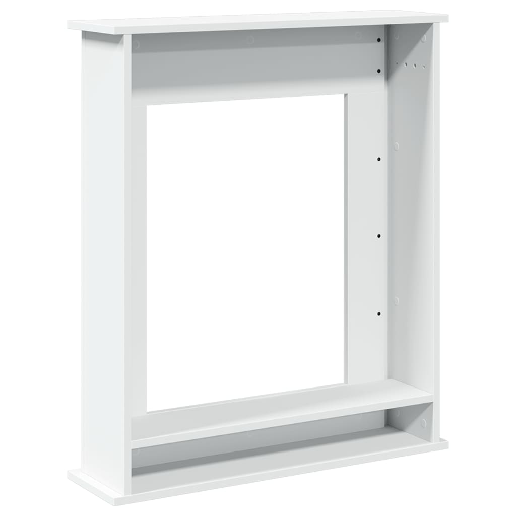 vidaXL Mască de șemineu, alb, 75x20x87,5 cm, lemn prelucrat vidaXL Mască de șemineu, alb, 75x20x87,5 cm, lemn prelucrat