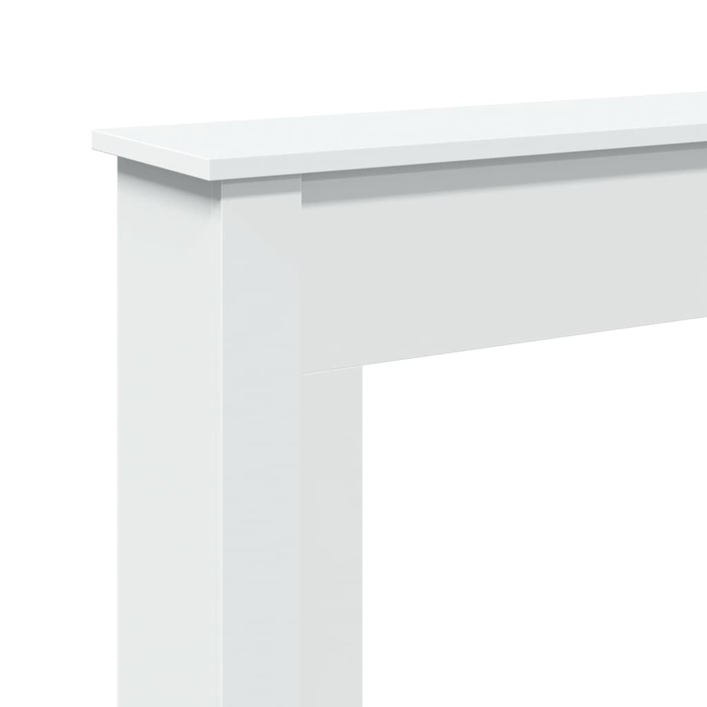 vidaXL Mască de șemineu, alb, 75x20x87,5 cm, lemn prelucrat vidaXL Mască de șemineu, alb, 75x20x87,5 cm, lemn prelucrat