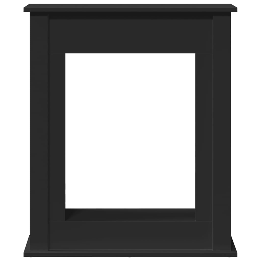 vidaXL Mască de șemineu, negru, 75x20x87,5 cm, lemn prelucrat vidaXL Mască de șemineu, negru, 75x20x87,5 cm, lemn prelucrat