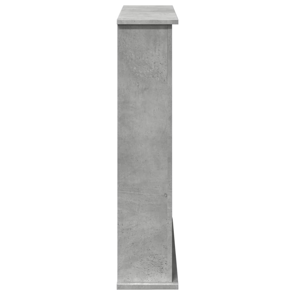 vidaXL Mască de șemineu, gri beton, 75x20x87,5 cm, lemn prelucrat vidaXL Mască de șemineu, gri beton, 75x20x87,5 cm, lemn prelucrat