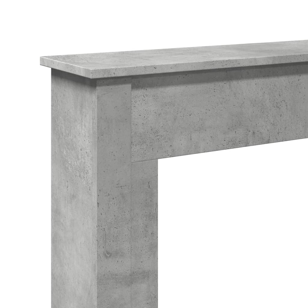 vidaXL Mască de șemineu, gri beton, 75x20x87,5 cm, lemn prelucrat vidaXL Mască de șemineu, gri beton, 75x20x87,5 cm, lemn prelucrat
