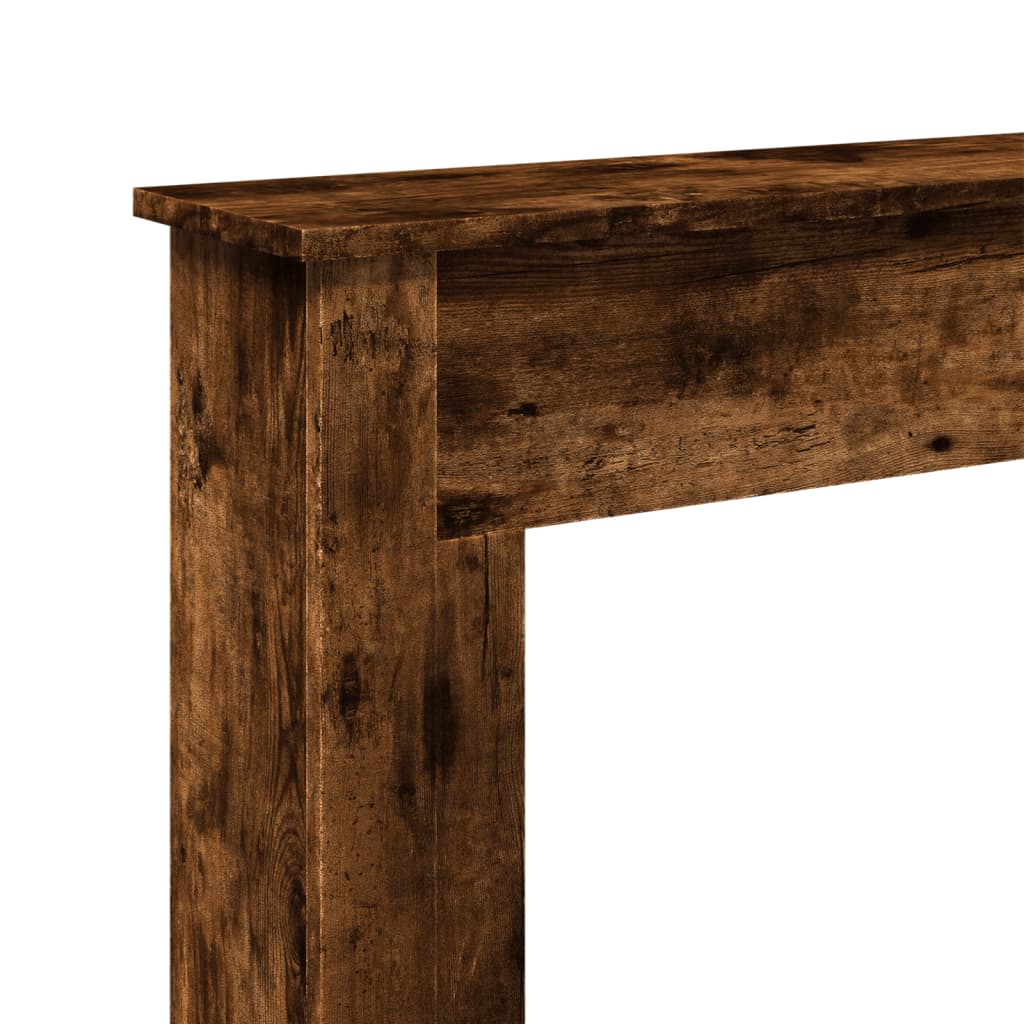 vidaXL Mască de șemineu, stejar fumuriu 75x20x87,5 cm, lemn prelucrat vidaXL Mască de șemineu, stejar fumuriu 75x20x87,5 cm, lemn prelucrat
