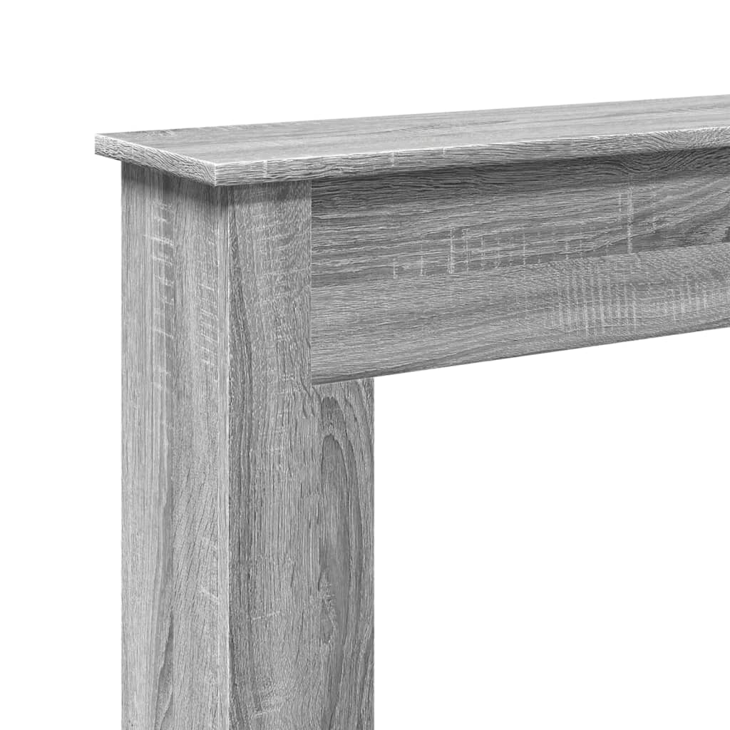 vidaXL Mască de șemineu, sonoma gri, 75x20x87,5 cm, lemn prelucrat vidaXL Mască de șemineu, sonoma gri, 75x20x87,5 cm, lemn prelucrat