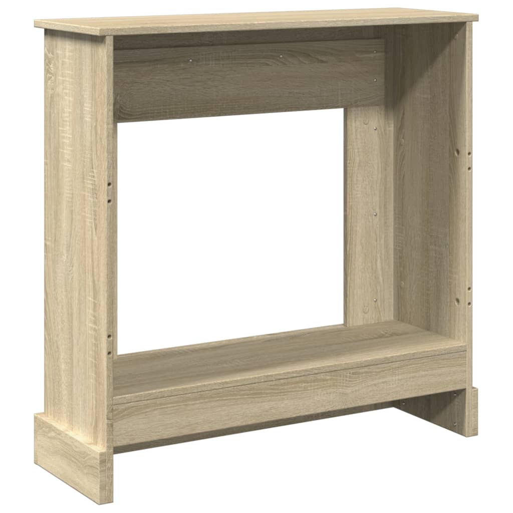 vidaXL Mască de șemineu, stejar sonoma, 90x30x90 cm, lemn prelucrat vidaXL Mască de șemineu, stejar sonoma, 90x30x90 cm, lemn prelucrat