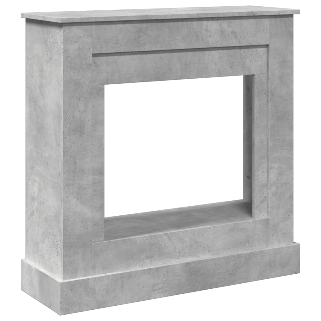 vidaXL Mască de șemineu, gri beton, 90x30x90 cm, lemn prelucrat vidaXL Mască de șemineu, gri beton, 90x30x90 cm, lemn prelucrat
