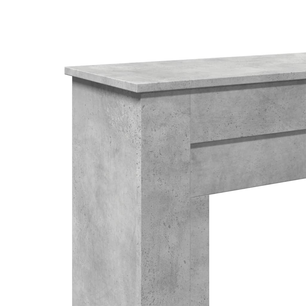 vidaXL Mască de șemineu, gri beton, 90x30x90 cm, lemn prelucrat vidaXL Mască de șemineu, gri beton, 90x30x90 cm, lemn prelucrat