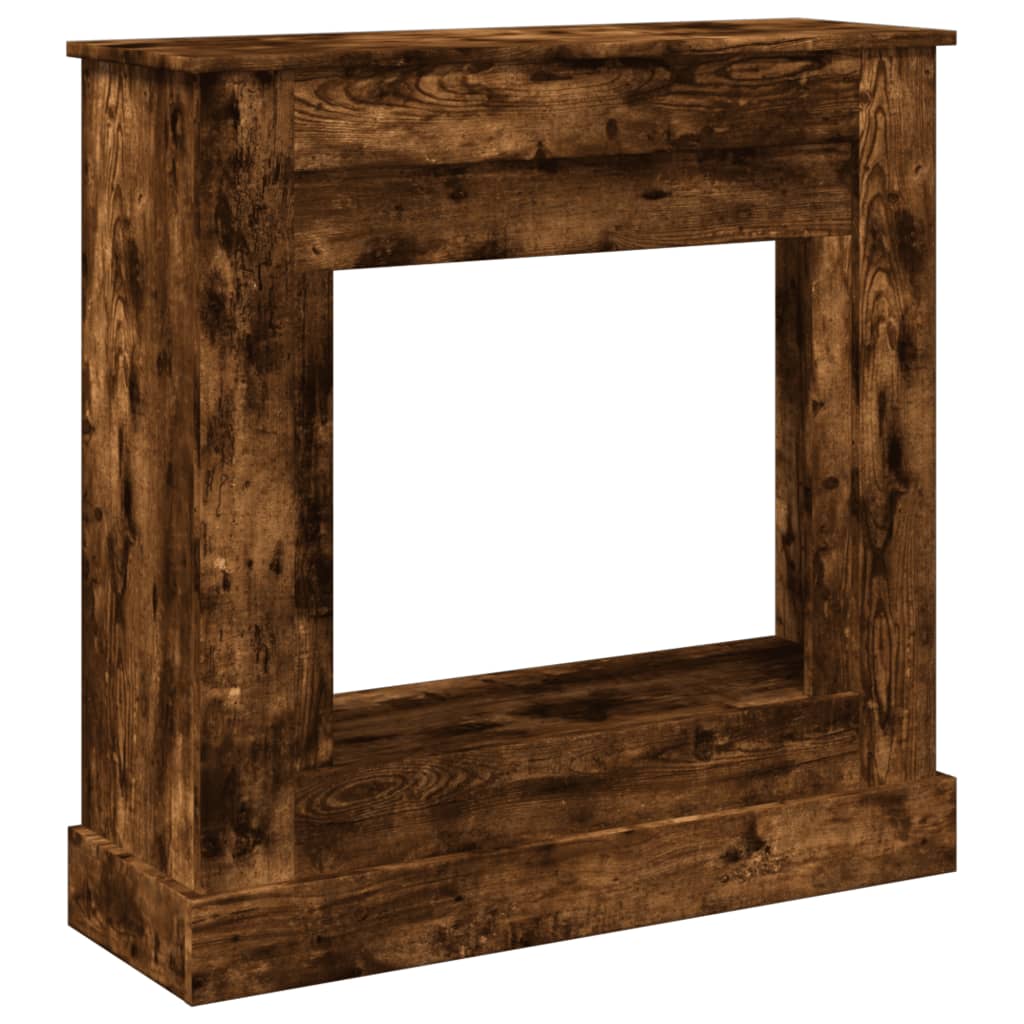 vidaXL Mască de șemineu, stejar fumuriu 90x30x90 cm, lemn prelucrat vidaXL Mască de șemineu, stejar fumuriu 90x30x90 cm, lemn prelucrat