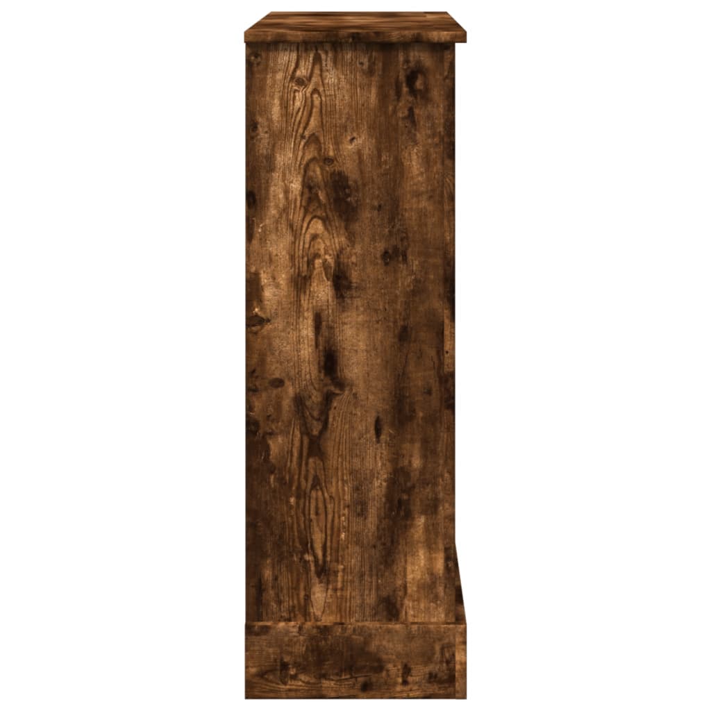vidaXL Mască de șemineu, stejar fumuriu 90x30x90 cm, lemn prelucrat vidaXL Mască de șemineu, stejar fumuriu 90x30x90 cm, lemn prelucrat