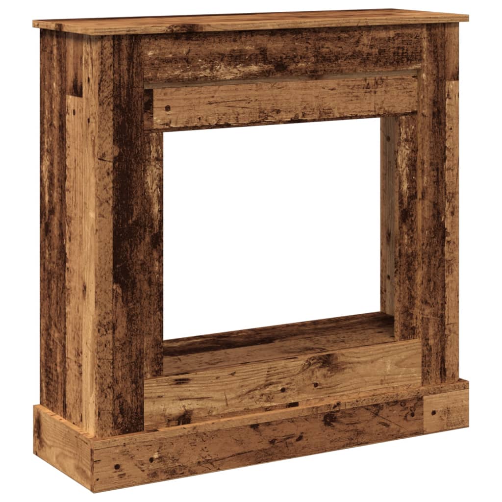 vidaXL Mască de șemineu, lemn vechi, 90x30x90 cm, lemn prelucrat vidaXL Mască de șemineu, lemn vechi, 90x30x90 cm, lemn prelucrat