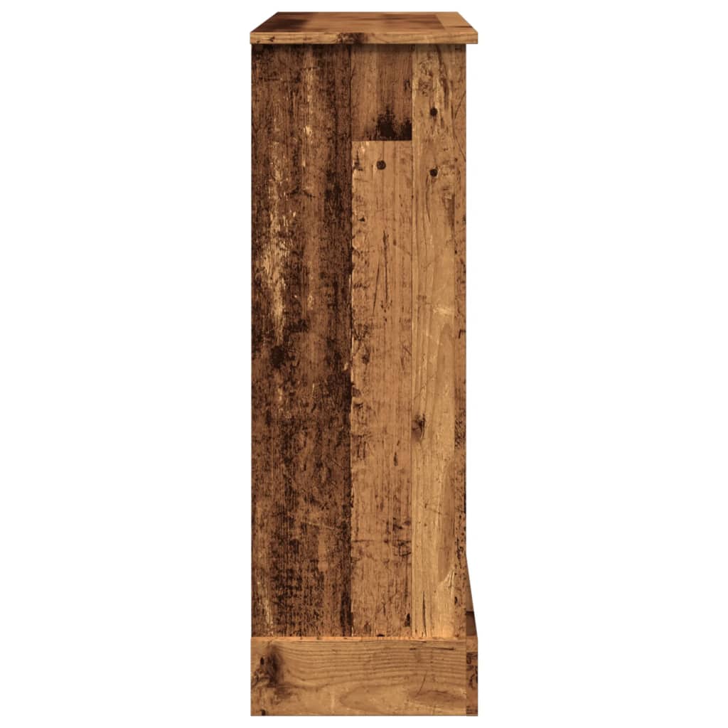 vidaXL Mască de șemineu, lemn vechi, 90x30x90 cm, lemn prelucrat vidaXL Mască de șemineu, lemn vechi, 90x30x90 cm, lemn prelucrat