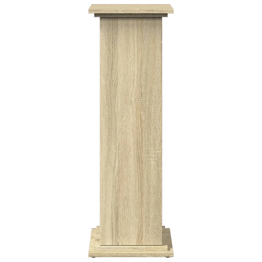 vidaXL Suport prezentare cu depozitare sonoma stejar 31x30x90 cm lemn vidaXL Suport prezentare cu depozitare sonoma stejar 31x30x90 cm lemn