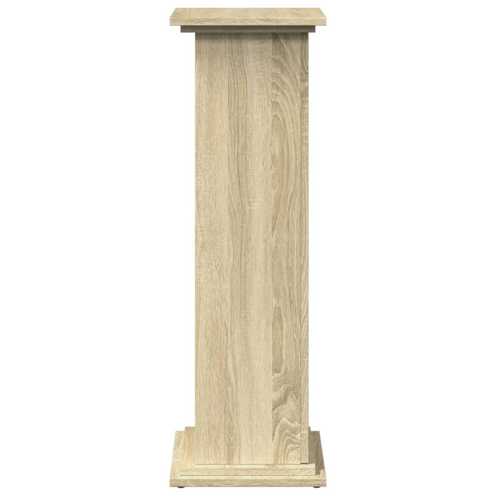 vidaXL Suport prezentare cu depozitare sonoma stejar 31x30x90 cm lemn vidaXL Suport prezentare cu depozitare sonoma stejar 31x30x90 cm lemn