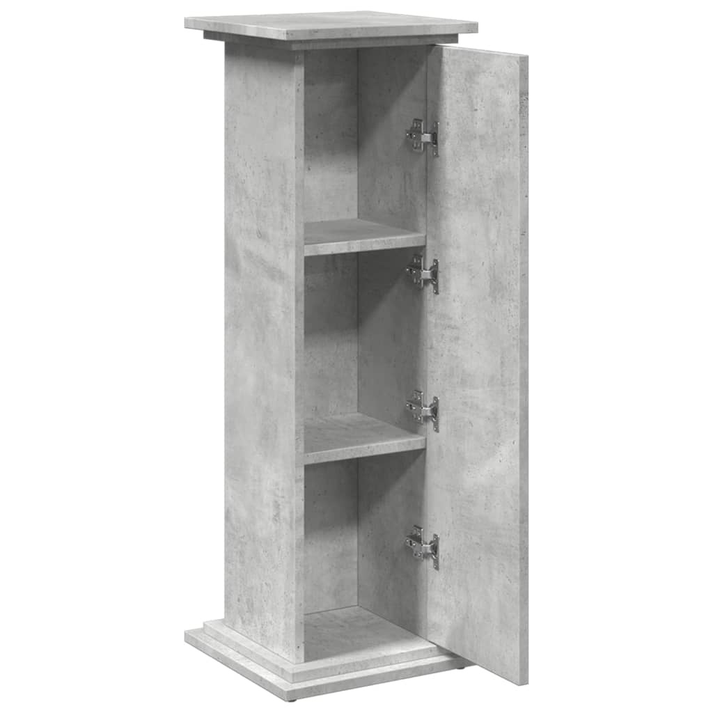 vidaXL Suport prezentare cu depozitare gri beton 31x30x90 cm lemn vidaXL Suport prezentare cu depozitare gri beton 31x30x90 cm lemn
