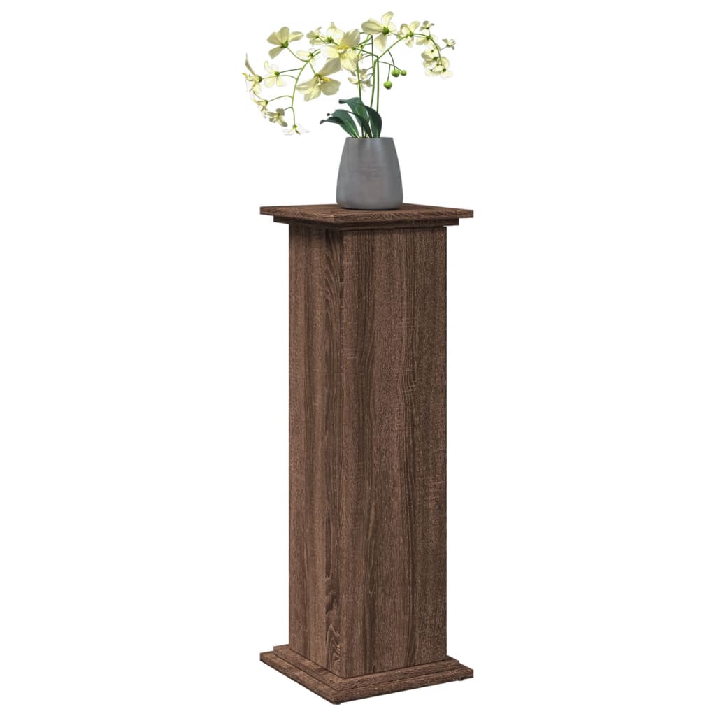 vidaXL Suport prezentare cu depozitare stejar maro 31x30x90 cm lemn vidaXL Suport prezentare cu depozitare stejar maro 31x30x90 cm lemn