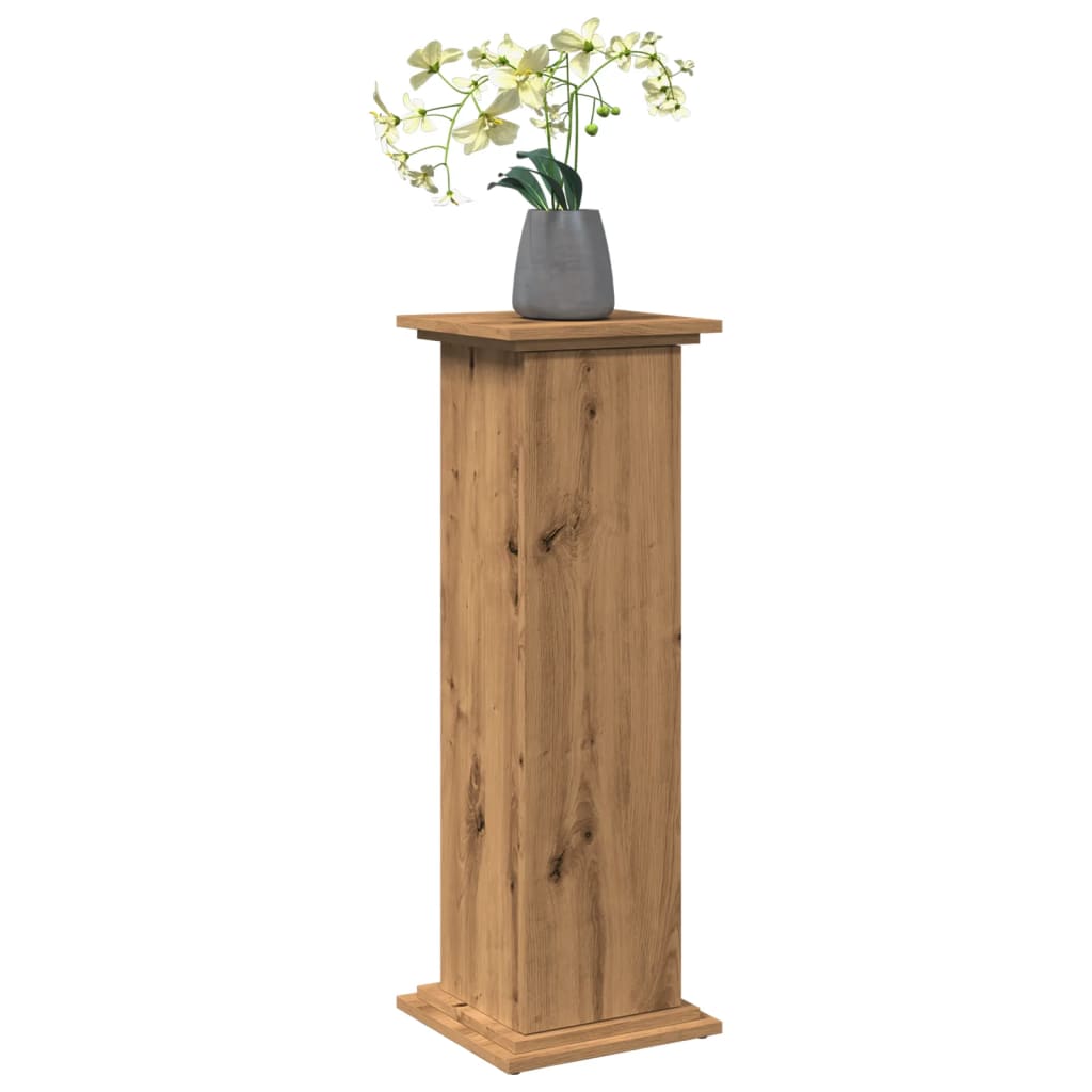 vidaXL Suport prezentare/depozitare stejar artizanal 31x30x90 cm lemn