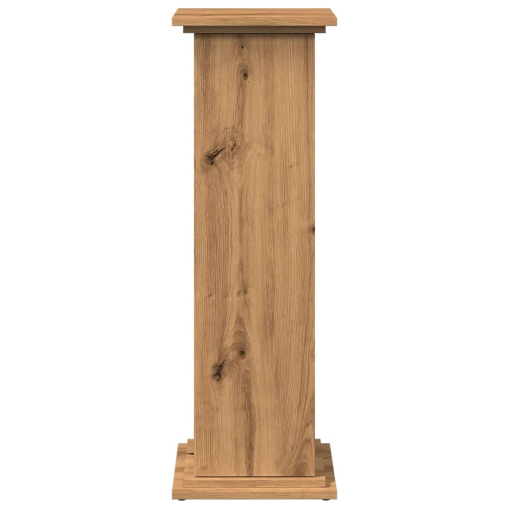 vidaXL Suport prezentare/depozitare stejar artizanal 31x30x90 cm lemn