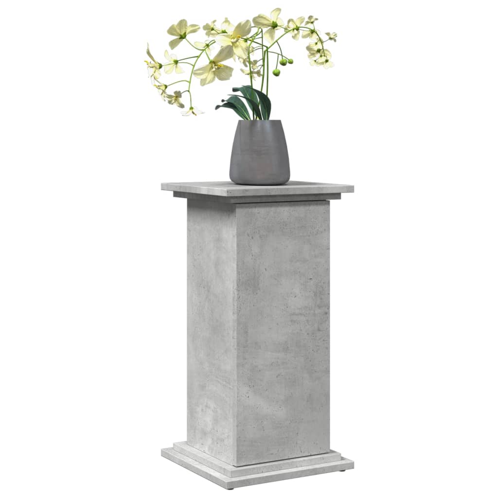 vidaXL Suport prezentare cu depozitare gri beton 31x30x60 cm lemn vidaXL Suport prezentare cu depozitare gri beton 31x30x60 cm lemn