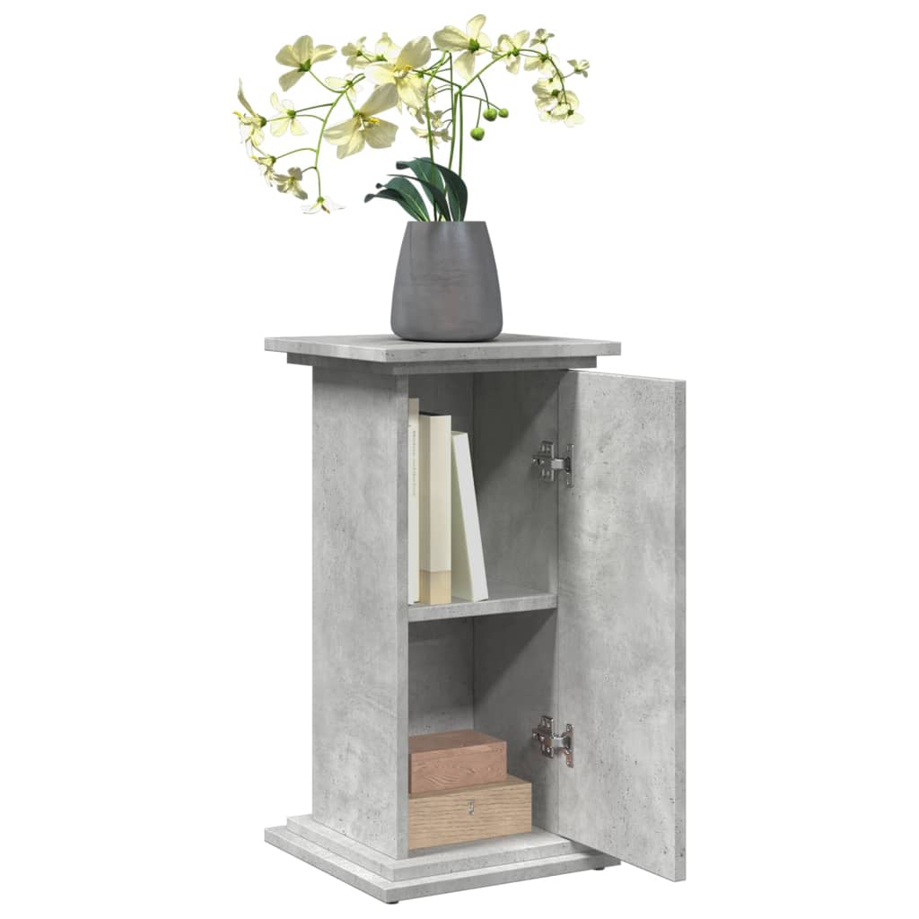 vidaXL Suport prezentare cu depozitare gri beton 31x30x60 cm lemn vidaXL Suport prezentare cu depozitare gri beton 31x30x60 cm lemn
