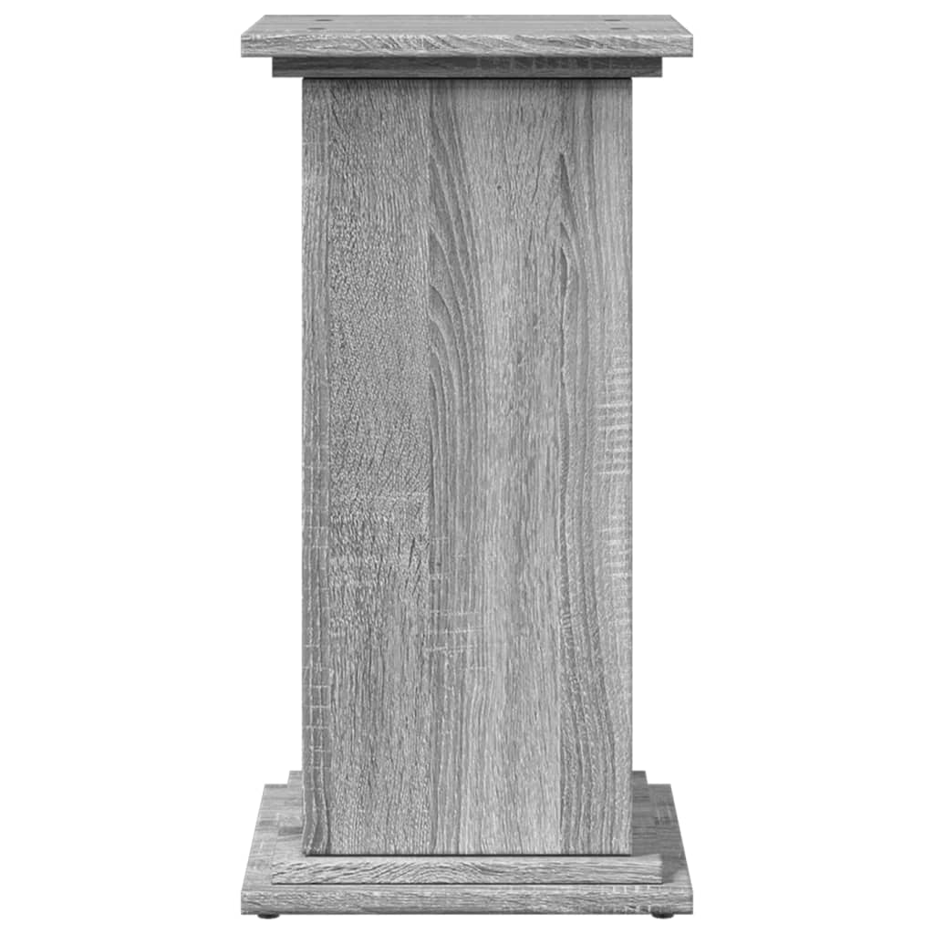 vidaXL Suport prezentare cu depozitare sonoma gri 31x30x60 cm lemn vidaXL Suport prezentare cu depozitare sonoma gri 31x30x60 cm lemn