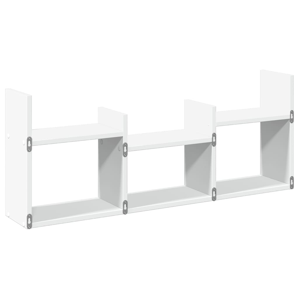 vidaXL Dulap de perete, 100x18x40 cm, alb, lemn prelucrat
