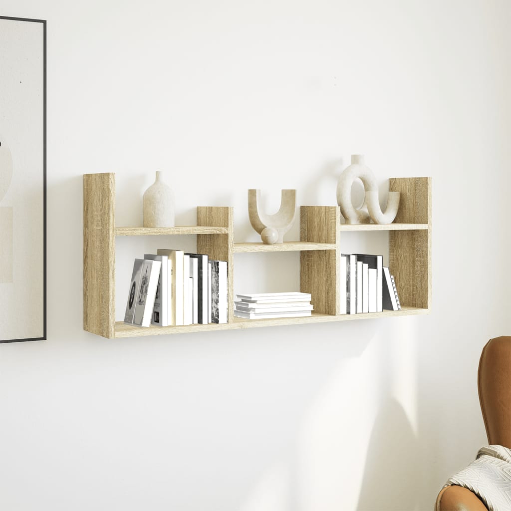 vidaXL Dulap de perete, stejar sonoma, 100x18x40 cm, lemn prelucrat vidaXL Dulap de perete, stejar sonoma, 100x18x40 cm, lemn prelucrat