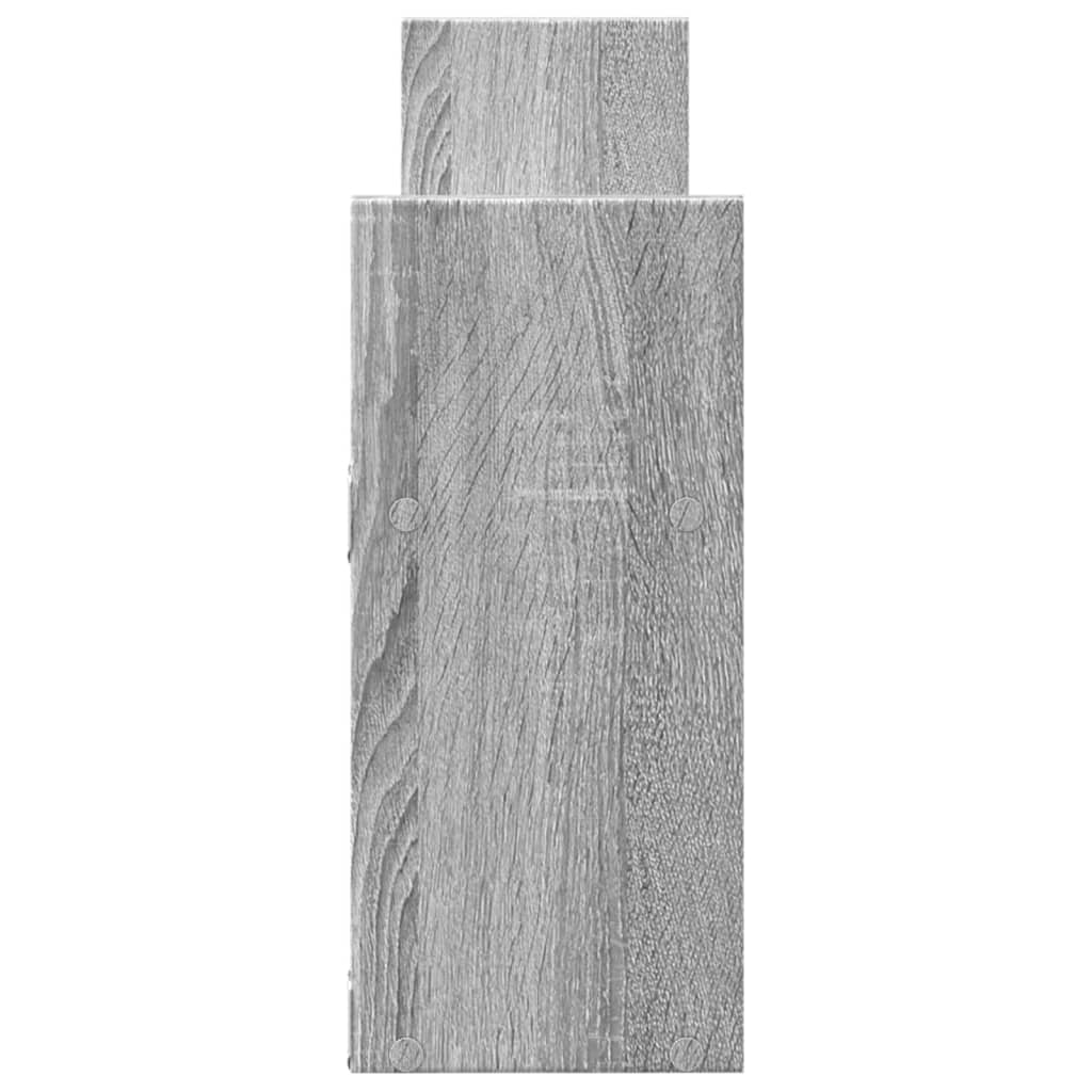 vidaXL Dulap de perete, gri sonoma, 100x18x40 cm, lemn prelucrat vidaXL Dulap de perete, gri sonoma, 100x18x40 cm, lemn prelucrat