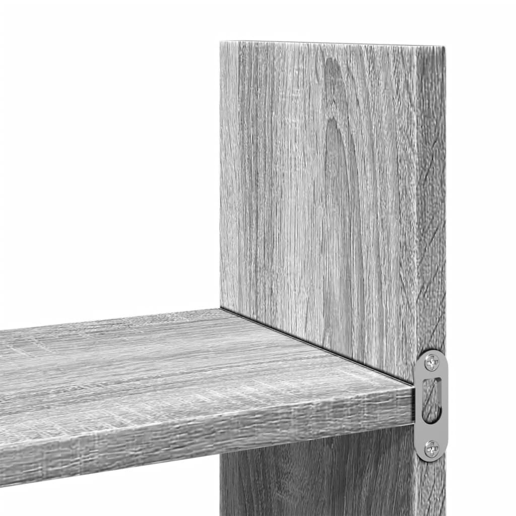 vidaXL Dulap de perete, gri sonoma, 100x18x40 cm, lemn prelucrat vidaXL Dulap de perete, gri sonoma, 100x18x40 cm, lemn prelucrat