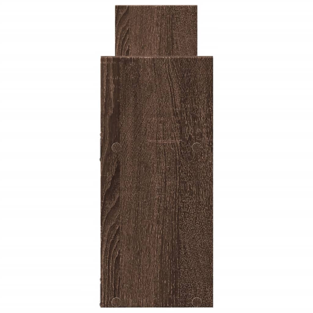 vidaXL Dulap de perete, stejar maro, 100x18x40 cm, lemn prelucrat