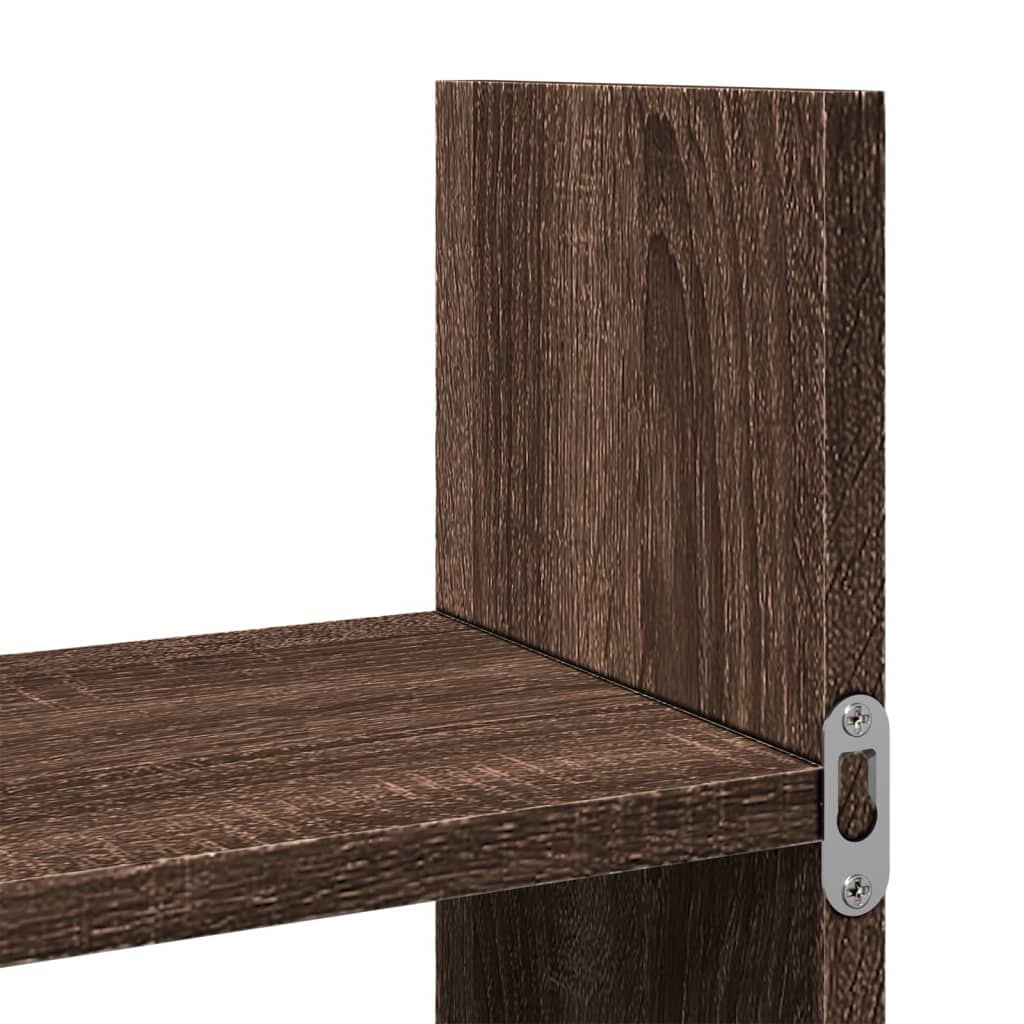 vidaXL Dulap de perete, stejar maro, 100x18x40 cm, lemn prelucrat