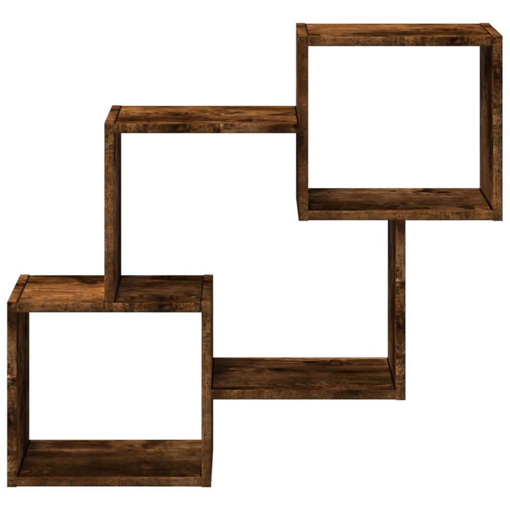 vidaXL Dulap de perete, 78x18x71 cm, stejar fumuriu, lemn prelucrat vidaXL Dulap de perete, 78x18x71 cm, stejar fumuriu, lemn prelucrat