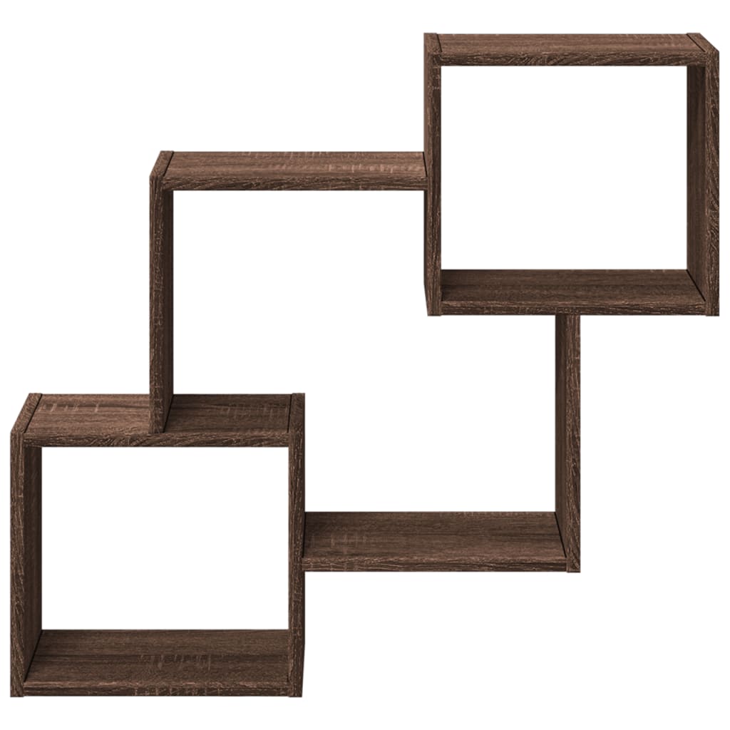 vidaXL Dulap de perete, 78x18x71 cm, stejar maro, lemn prelucrat vidaXL Dulap de perete, 78x18x71 cm, stejar maro, lemn prelucrat