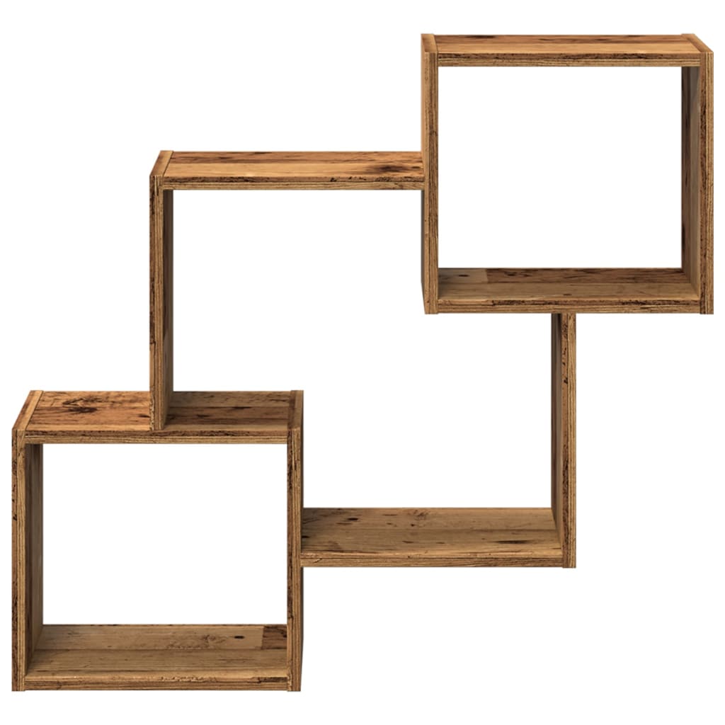 vidaXL Dulap de perete, lemn vechi, 78x18x71 cm, lemn prelucrat