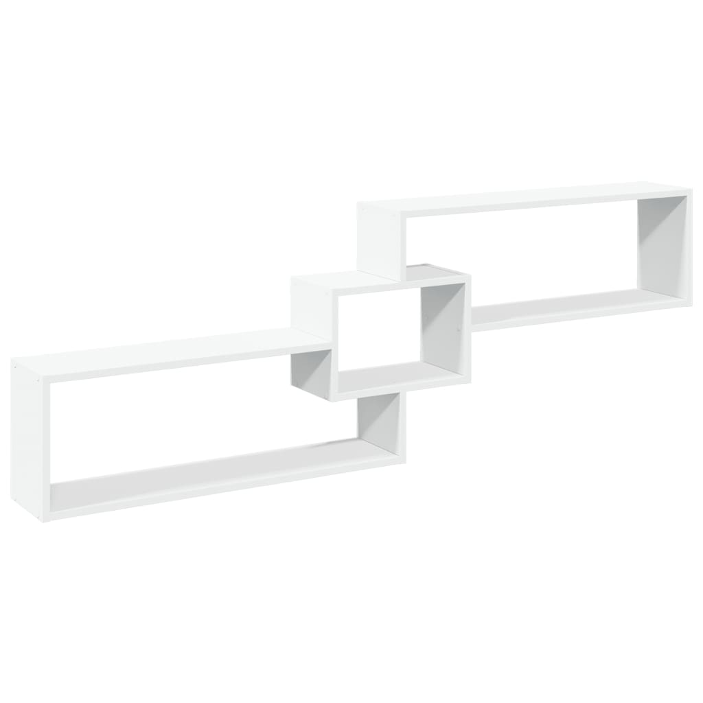 vidaXL Dulap de perete, alb, 158x18x53 cm, lemn prelucrat vidaXL Dulap de perete, alb, 158x18x53 cm, lemn prelucrat