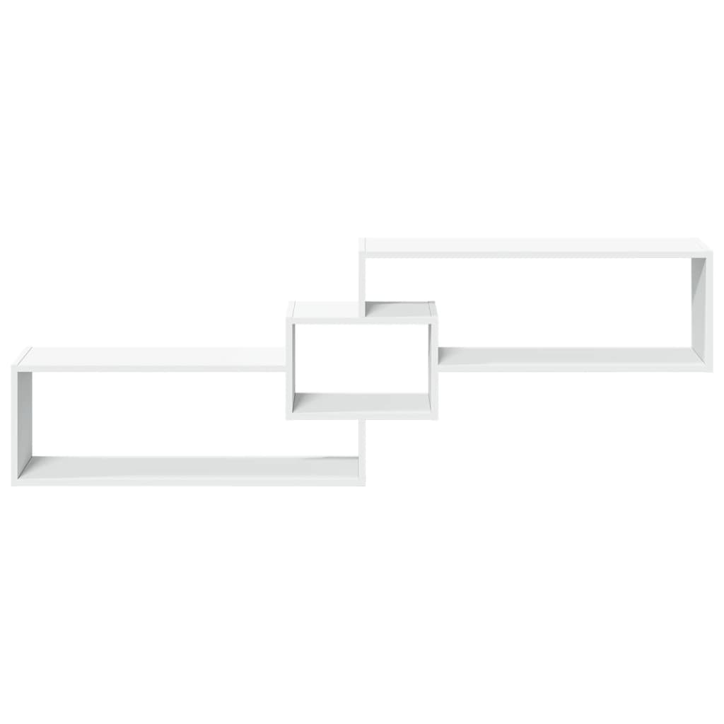 vidaXL Dulap de perete, alb, 158x18x53 cm, lemn prelucrat vidaXL Dulap de perete, alb, 158x18x53 cm, lemn prelucrat