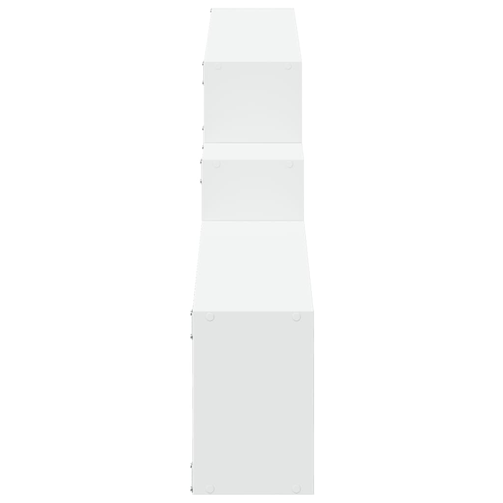 vidaXL Dulap de perete, alb, 158x18x53 cm, lemn prelucrat vidaXL Dulap de perete, alb, 158x18x53 cm, lemn prelucrat