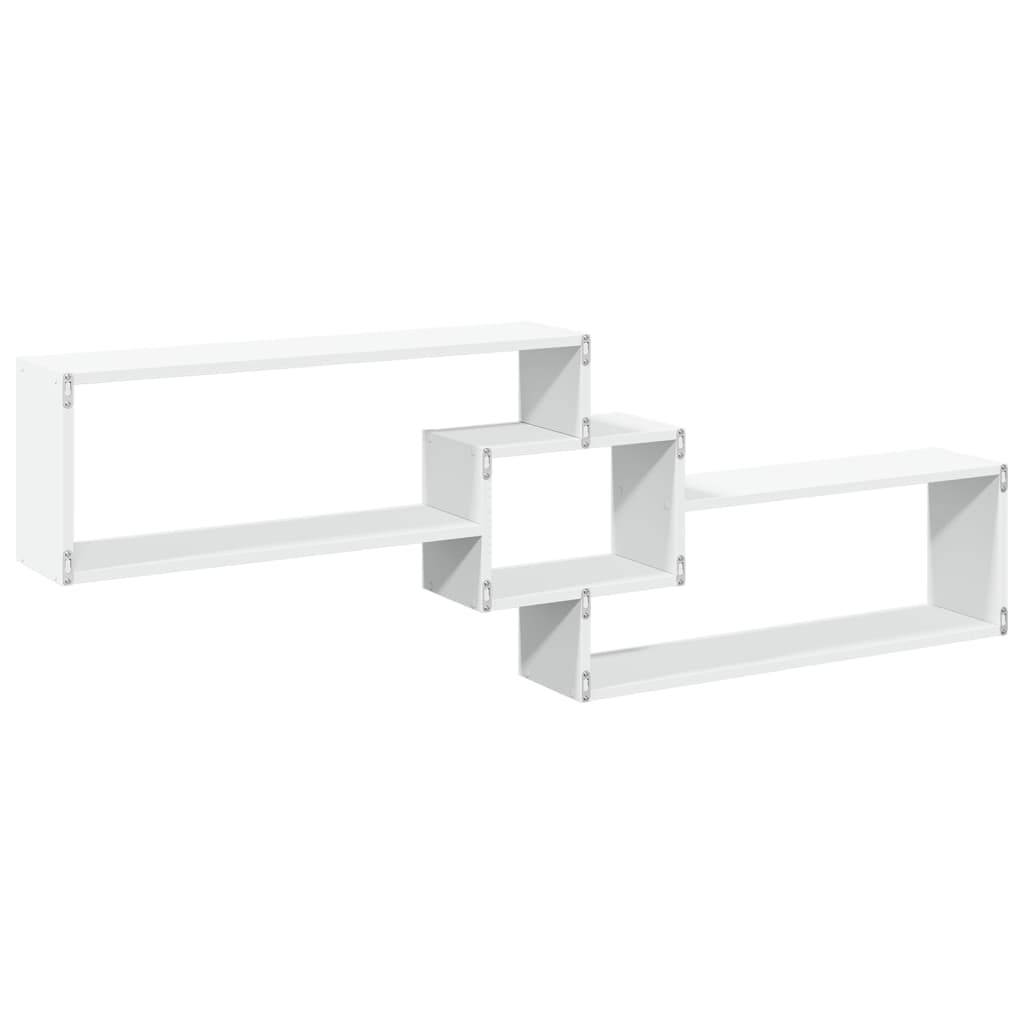 vidaXL Dulap de perete, alb, 158x18x53 cm, lemn prelucrat vidaXL Dulap de perete, alb, 158x18x53 cm, lemn prelucrat