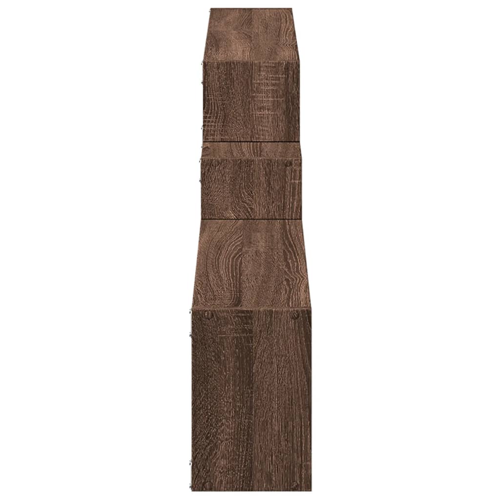 vidaXL Dulap de perete, stejar maro, 158x18x53 cm, lemn prelucrat vidaXL Dulap de perete, stejar maro, 158x18x53 cm, lemn prelucrat
