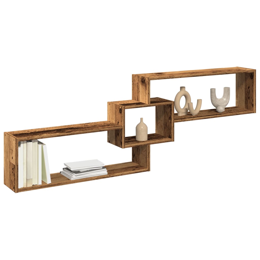 vidaXL Dulap de perete, lemn vechi, 158x18x53 cm, lemn prelucrat vidaXL Dulap de perete, lemn vechi, 158x18x53 cm, lemn prelucrat