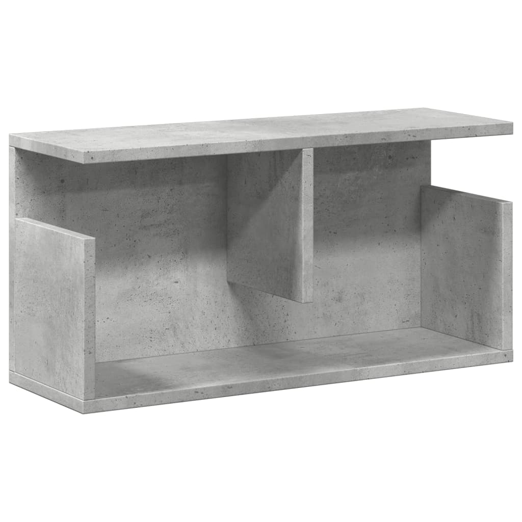 vidaXL Dulap de perete, gri beton, 60x20x30 cm, lemn prelucrat