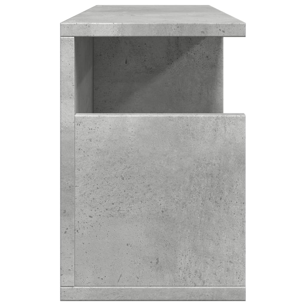 vidaXL Dulap de perete, gri beton, 60x20x30 cm, lemn prelucrat