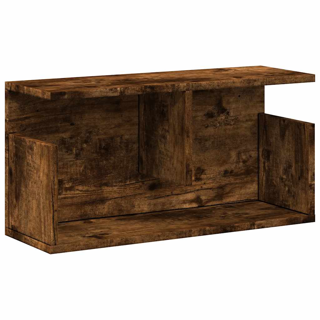 vidaXL Dulap de perete, stejar fumuriu, 60x20x30 cm, lemn prelucrat