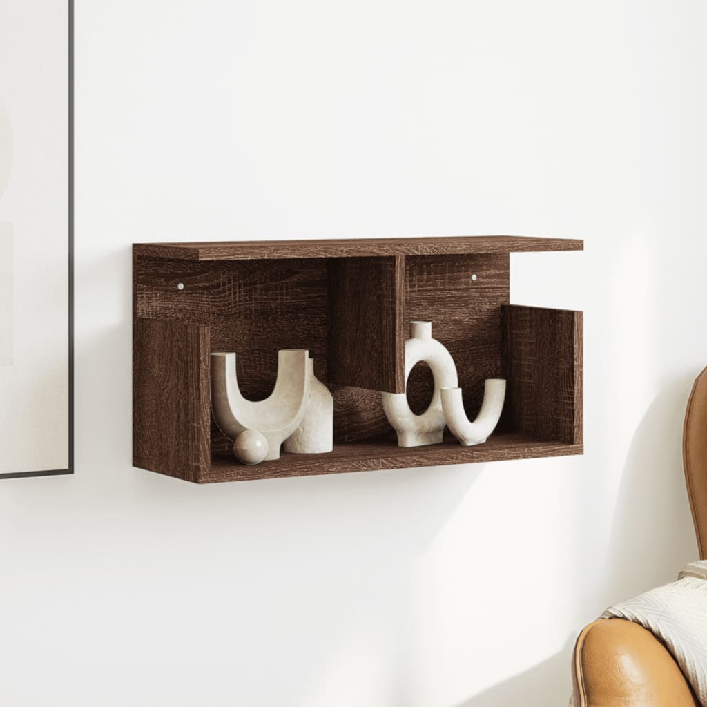vidaXL Dulap de perete, stejar maro, 60x20x30 cm, lemn prelucrat vidaXL Dulap de perete, stejar maro, 60x20x30 cm, lemn prelucrat