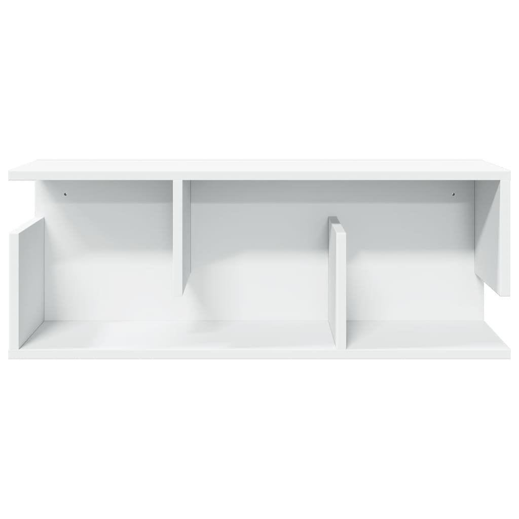 vidaXL Dulap de perete, alb, 80x20x30 cm, lemn prelucrat vidaXL Dulap de perete, alb, 80x20x30 cm, lemn prelucrat