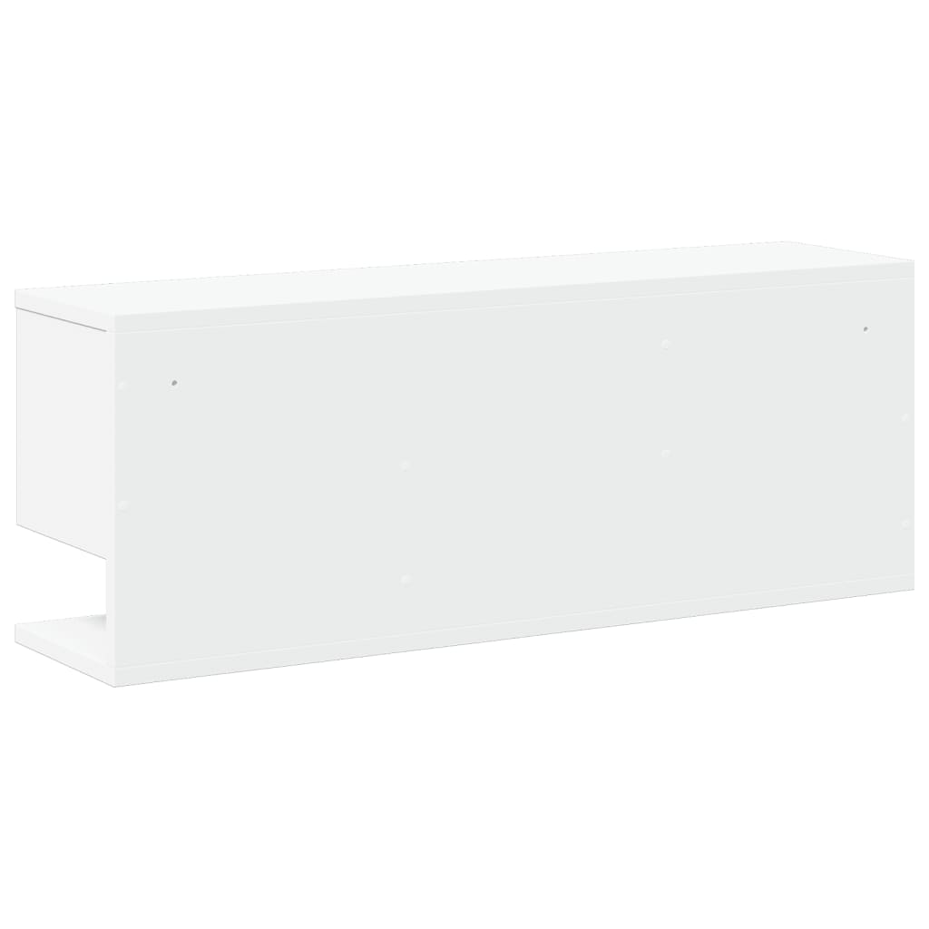 vidaXL Dulap de perete, alb, 80x20x30 cm, lemn prelucrat vidaXL Dulap de perete, alb, 80x20x30 cm, lemn prelucrat