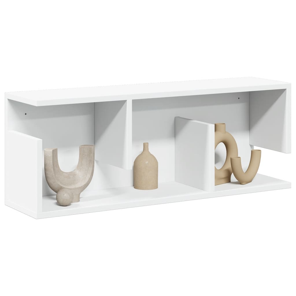 vidaXL Dulap de perete, alb, 80x20x30 cm, lemn prelucrat vidaXL Dulap de perete, alb, 80x20x30 cm, lemn prelucrat