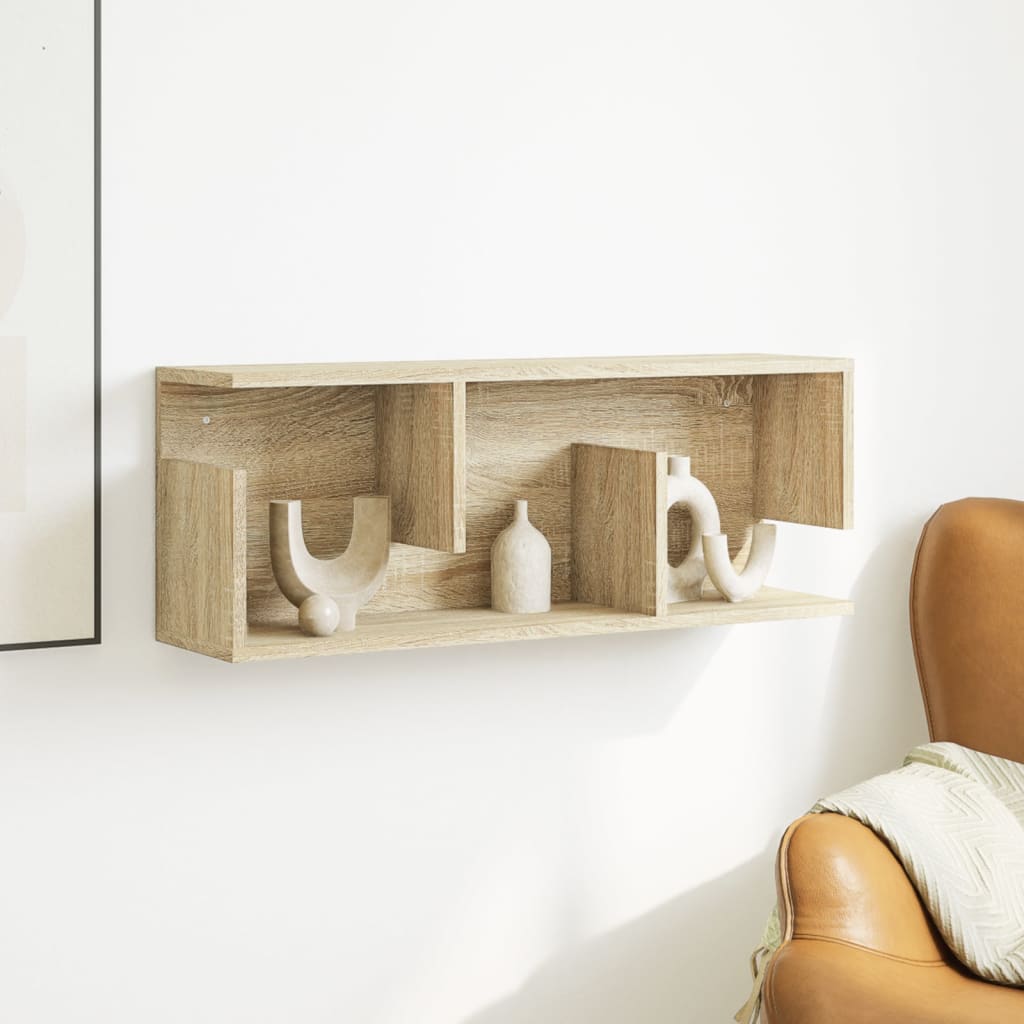 vidaXL Dulap de perete, stejar sonoma, 80x20x30 cm, lemn prelucrat vidaXL Dulap de perete, stejar sonoma, 80x20x30 cm, lemn prelucrat